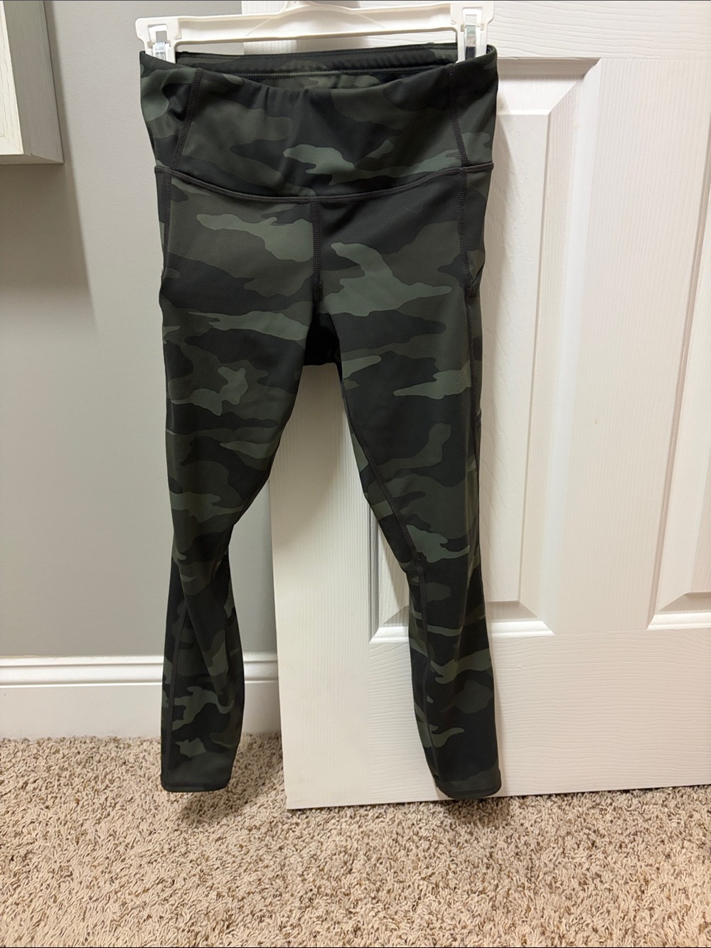 Athleta Olive & Forest Camo Women’s Leggings
